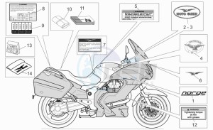 Norge 1200 IE 1200 IE drawing Plate set-decal-op.handbooks