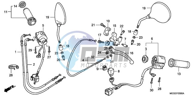 HANDLE SWITCH/CABLE