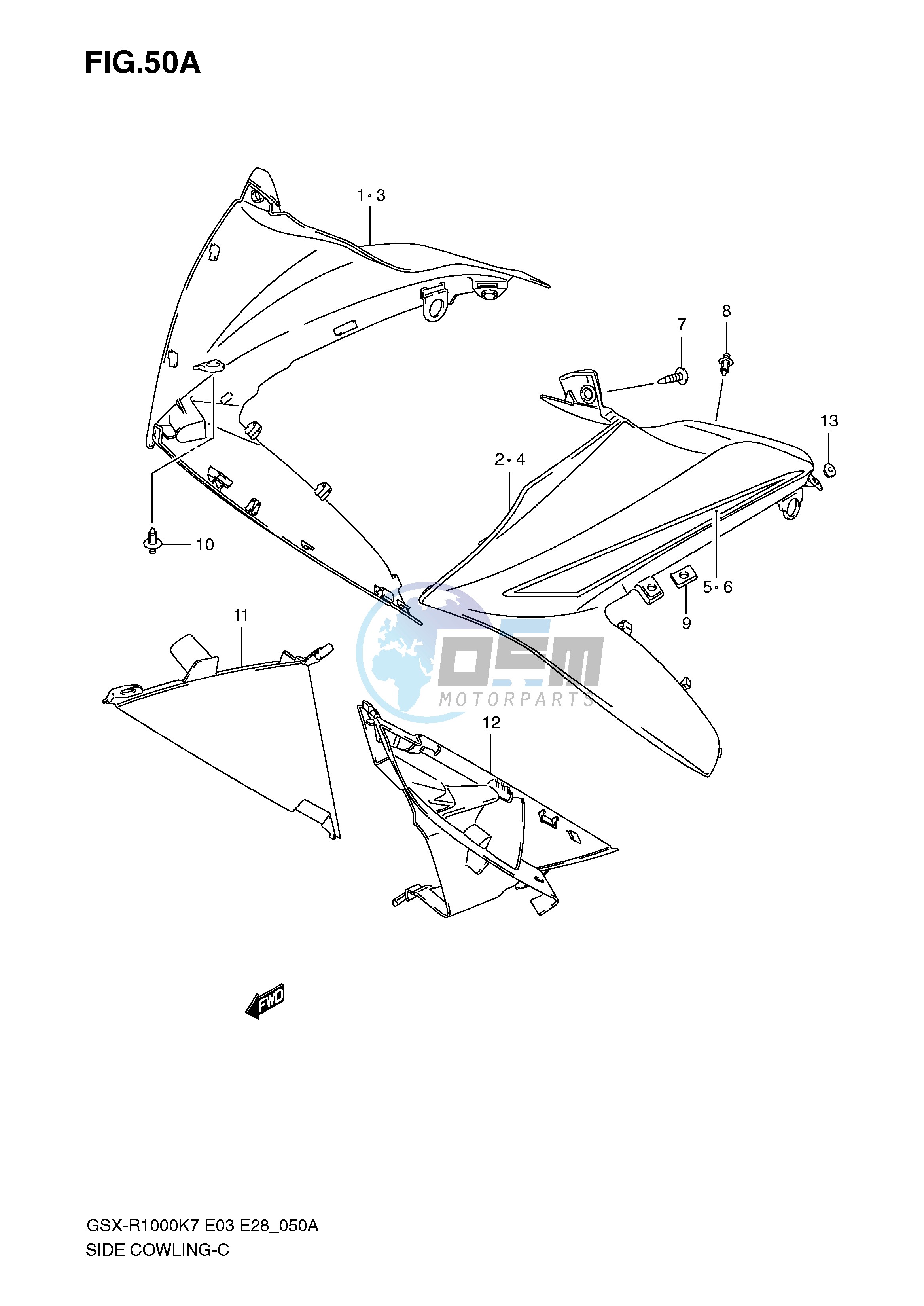 SIDE COWLING (MODEL K8)