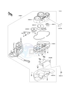 BR 125 B [WIND 125] (B2) B2 drawing METER-- S- -