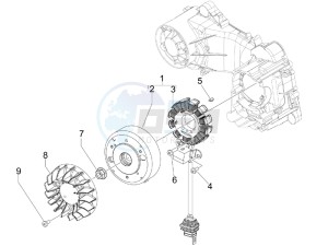 SPRINT 50 4T 4V NOABS E2 (NAFTA) drawing Flywheel magneto