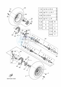 YFM450FWBD KODIAK 450 EPS (BHT1) drawing FRONT WHEEL