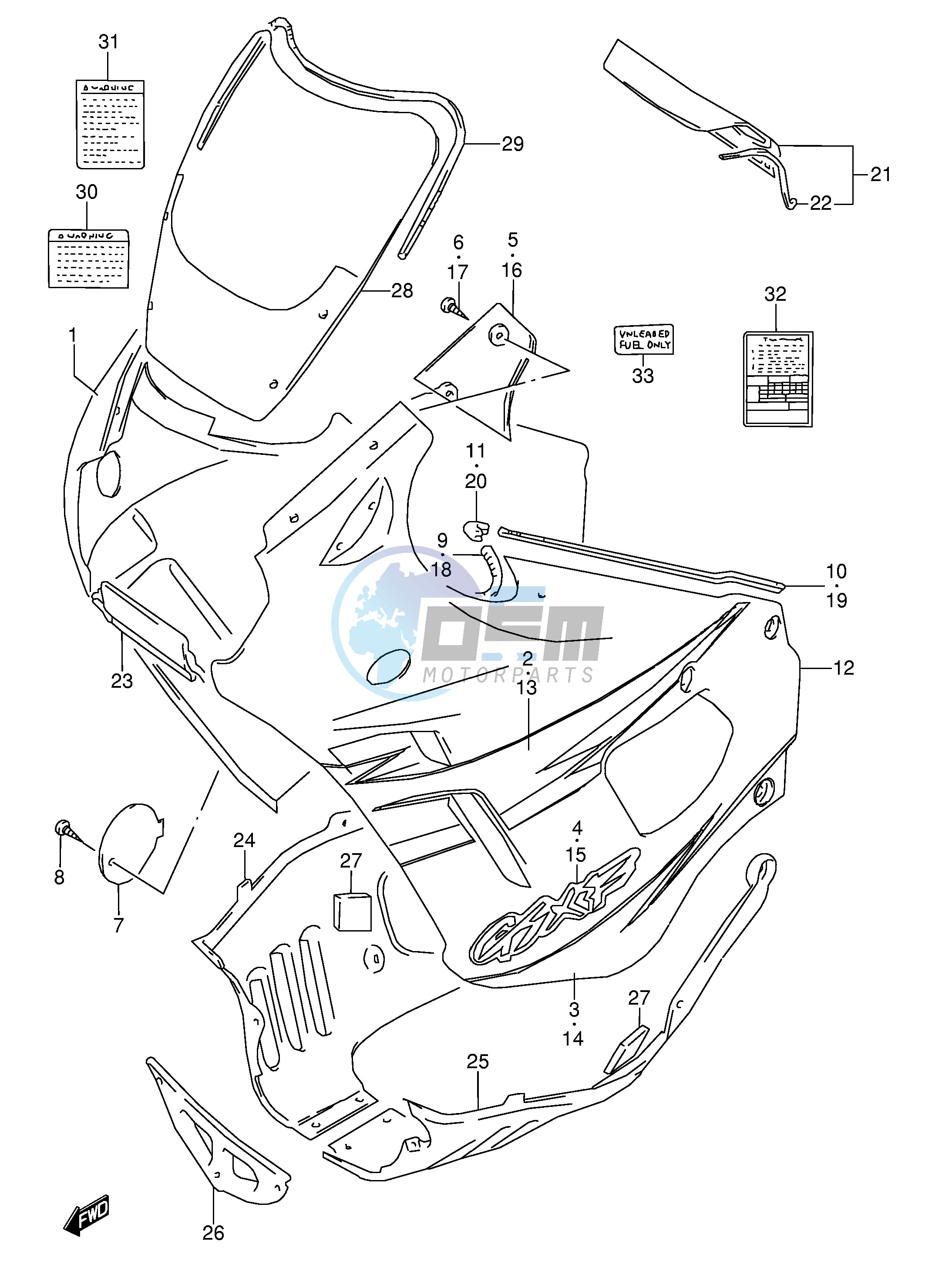 COWLING BODY (MODEL T)