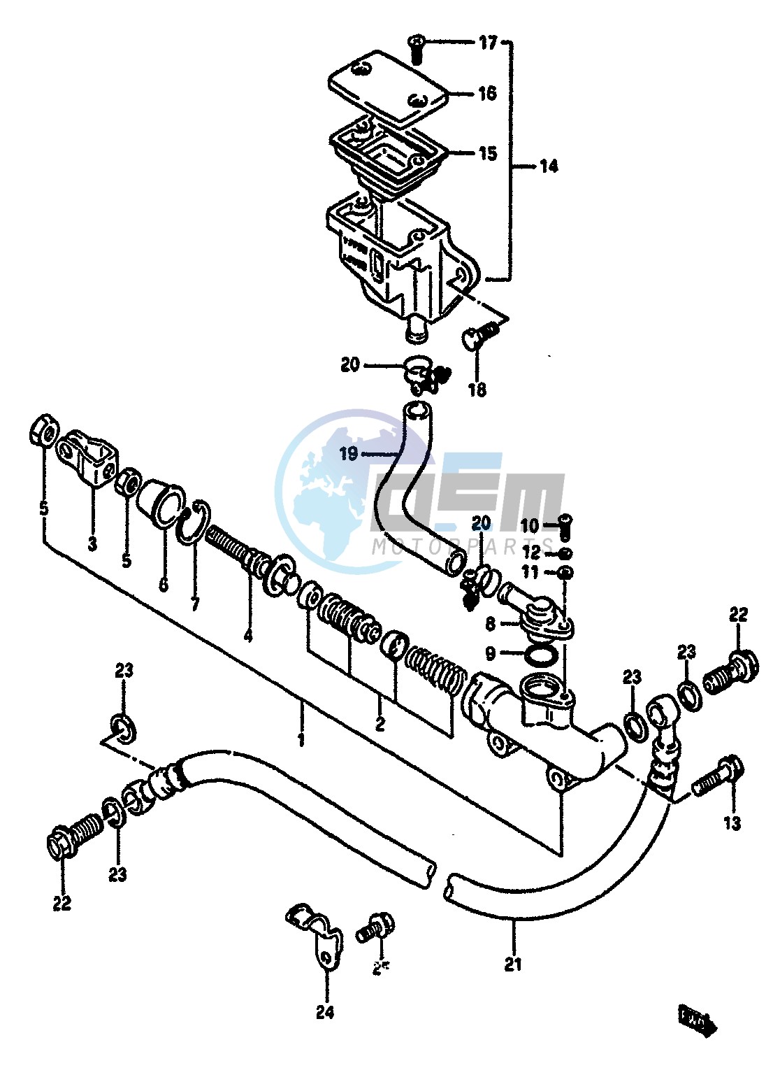 REAR MASTER CYLINDER