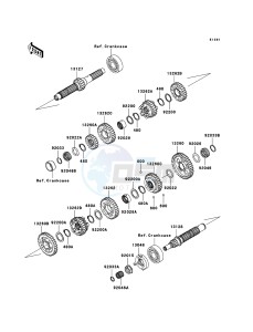 VN1600 CLASSIC TOURER VN1600-D1H GB XX (EU ME A(FRICA) drawing Transmission