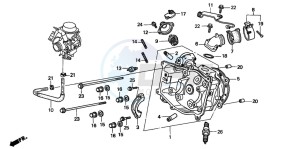 FES250 FORESIGHT drawing CYLINDER HEAD