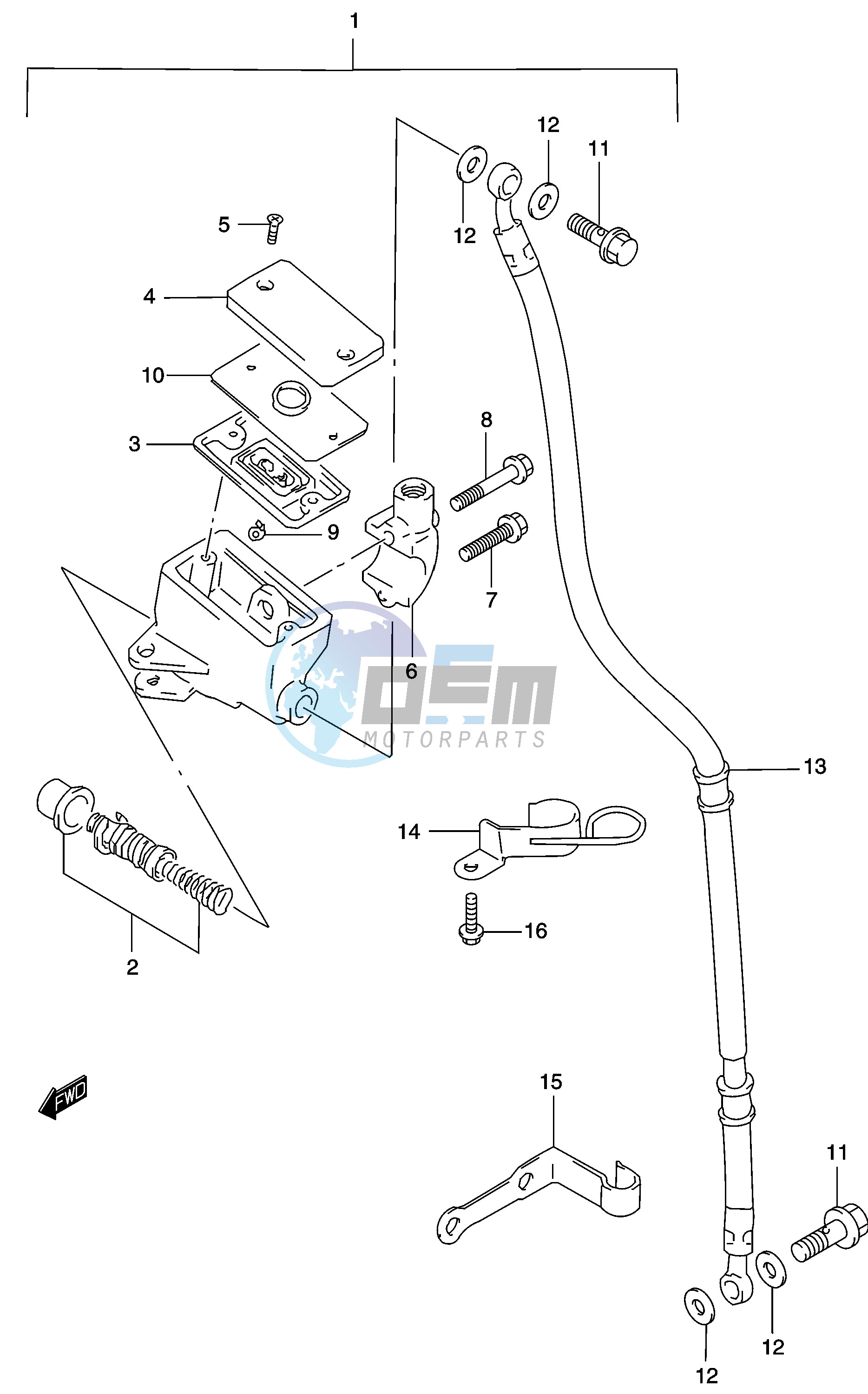 FRONT MASTER CYLINDER