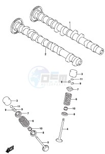 GSX-S1000 A drawing CAMSHAFT/VALVE