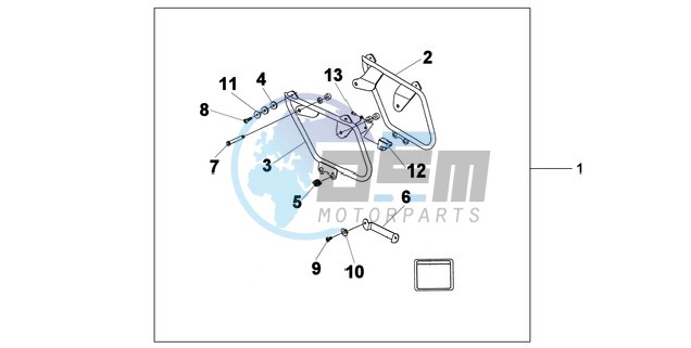 SADDLEBAG MOUNT B