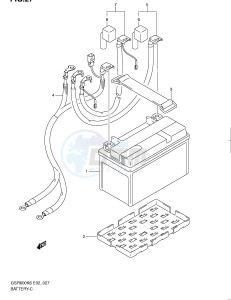 GSR600 (E2) drawing BATTERY