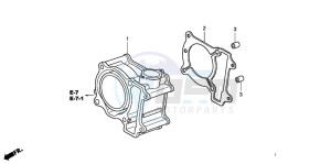 FES125 PANTHEON drawing CYLINDER