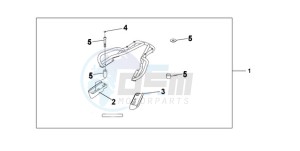 CBF600NA9 Europe Direct - (ED / ABS) drawing REAR CARRIER