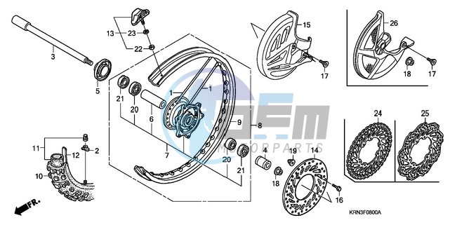 FRONT WHEEL