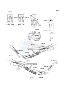 AN 110 C (C6-C7) drawing DECALS-- GREEN_SILVER- --- AN110-C7- -