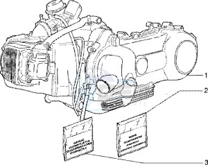 Liberty 125 Leader drawing Engine