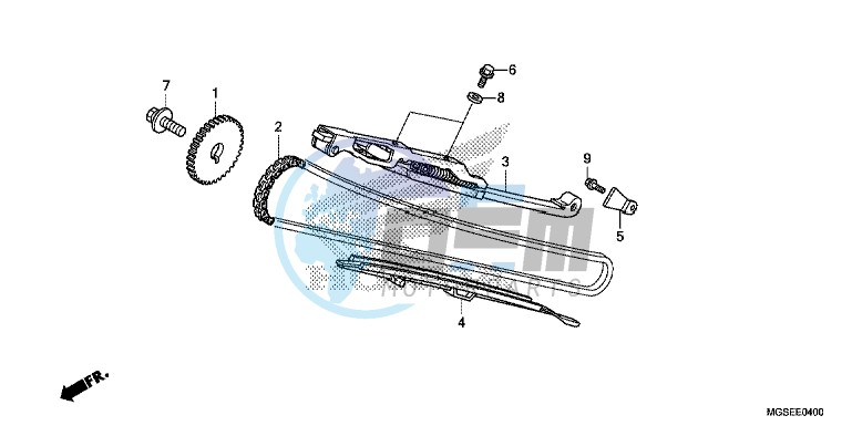 CAM CHAIN/ TENSIONER