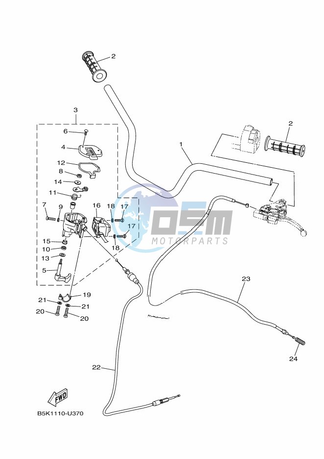 STEERING HANDLE & CABLE