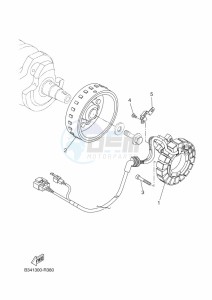 XSR700 MTM690D-U (BJY2) drawing GENERATOR