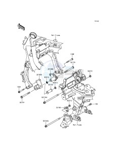 ER-6F EX650EGF XX (EU ME A(FRICA) drawing Engine Mount