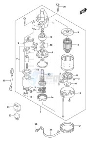 DF 225 drawing Starting Motor