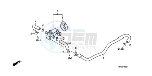 CB600FA Europe Direct - (ED) drawing AIR INJECTION CONTROL VALVE