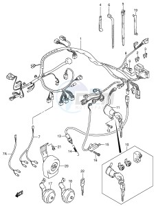 VL1500 (E2) drawing WIRING HARNESS (MODEL K4)