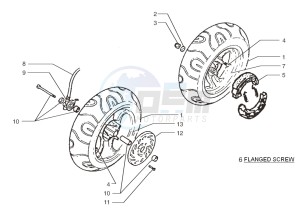 Ark AC 45 One- Matt Black 125 drawing Front wheel-Rear wheel