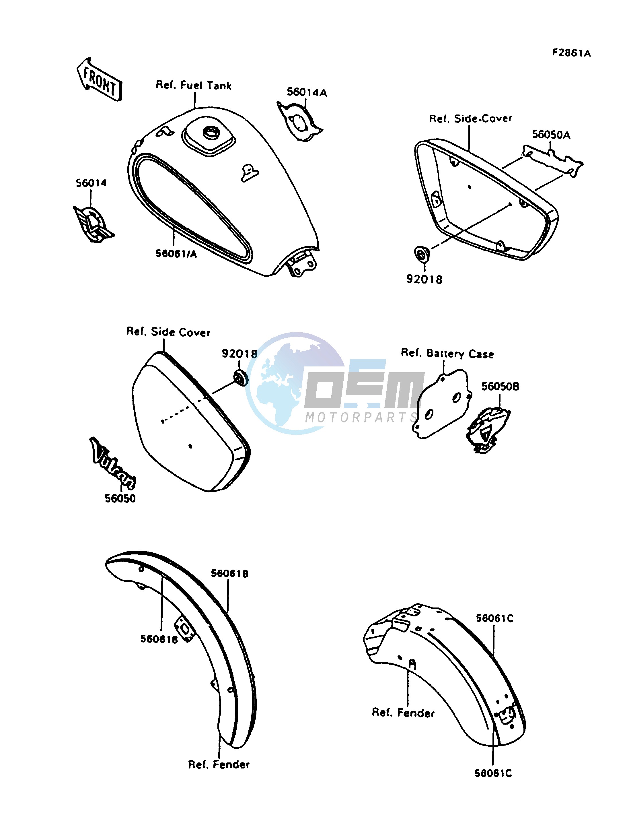 DECALS-- BLUE_SILVER- --- VN1500-A10- -