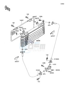 ZX 750 H [NINJA ZX-7] (H2) [NINJA ZX-7] drawing OIL COOLER