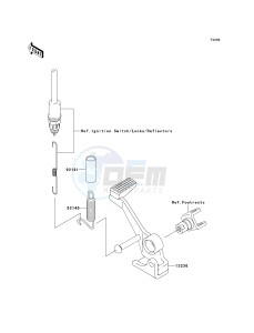 ZR 1000 B [Z1000] (7F-8F) 0B8F drawing BRAKE PEDAL_TORQUE LINK