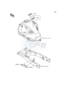 Z800 ABS ZR800DGF UF (UK FA) XX (EU ME A(FRICA) drawing Labels