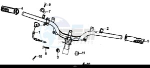 SYMPHONY SR 125 (AZ12W4-EU) (L7-M0) drawing CABLE - SWITCH - HANDLE LEVER