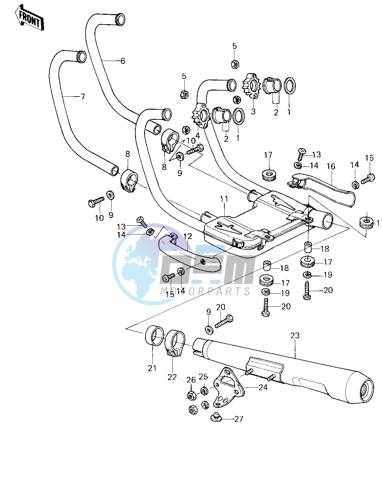 MUFFLER -- 78 D1- -