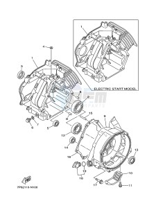 EF5500FW 357 (7P52 7P53 7P53) drawing CRANKCASE