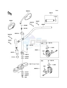 VN1700 CLASSIC TOURER VN1700C9F GB XX (EU ME A(FRICA) drawing Handlebar