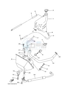 YFM700R YFM700RE RAPTOR 700R (1PE6 1PE7 1PE8) drawing OIL TANK