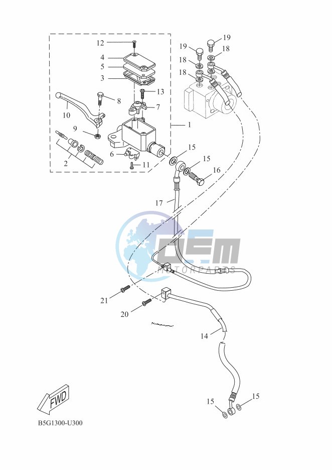 FRONT MASTER CYLINDER