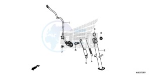 CB650FAH 2ED - (2ED) drawing SIDE STAND