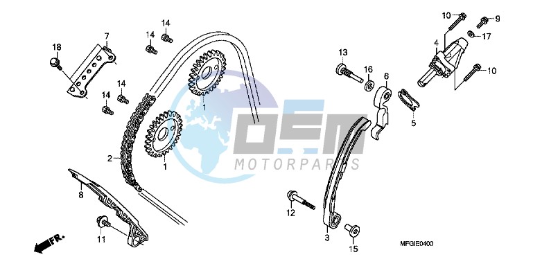 CAM CHAIN/ TENSIONER