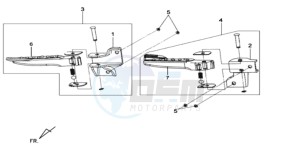 MIO 50 SPORT 25 KMH drawing FOOTREST L / R