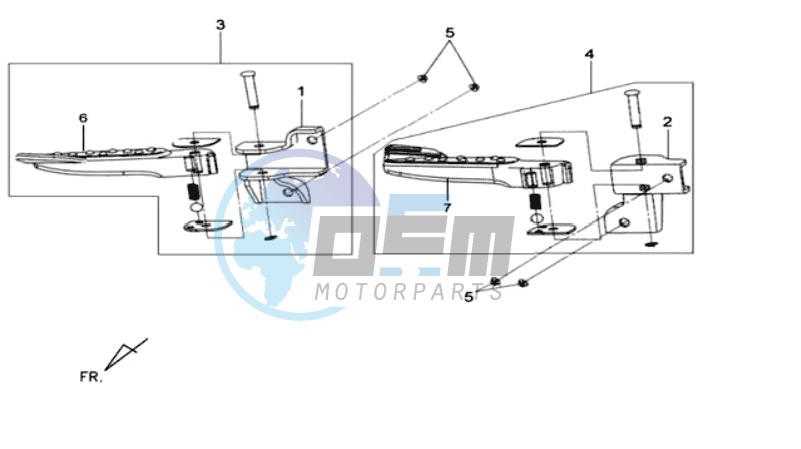 FOOTREST L / R