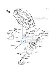 JET SKI ULTRA LX JT1500C8F EU drawing Handle Pole