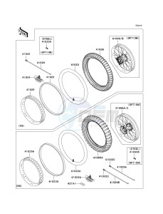 KX 250 W [KX250F MONSTER ENERGY] (W9FA) W9FA drawing WHEELS_TIRES