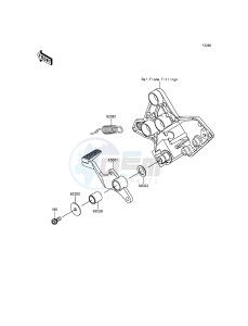 VERSYS 1000 KLZ1000BFF FR GB XX (EU ME A(FRICA) drawing Brake Pedal