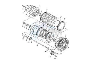 FJR 1300 drawing CLUTCH