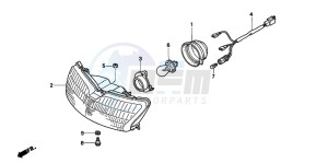 SFX50SMM drawing HEADLIGHT (1)