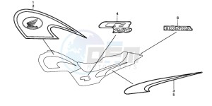 CB250 TWO FIFTY drawing MARK (4)