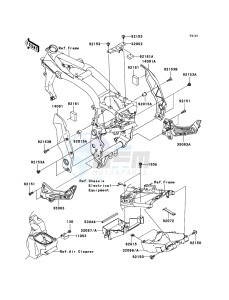 Z1000 ZR1000-A3H FR GB XX (EU ME A(FRICA) drawing Frame Fittings