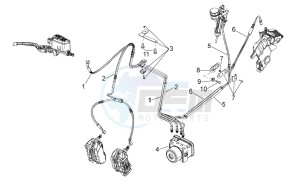 Shiver 750 PA (AA, JP, MAL, T) drawing ABS Brake system