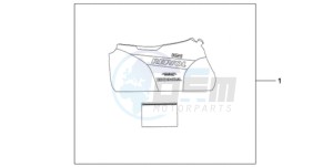 CBR1000RA9 KO / ABS HRC MME drawing INDOOR BODY COVER